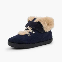 Botas<Pisamonas Botas Pelo Niños Cinta Adhesiva Suela Dentada