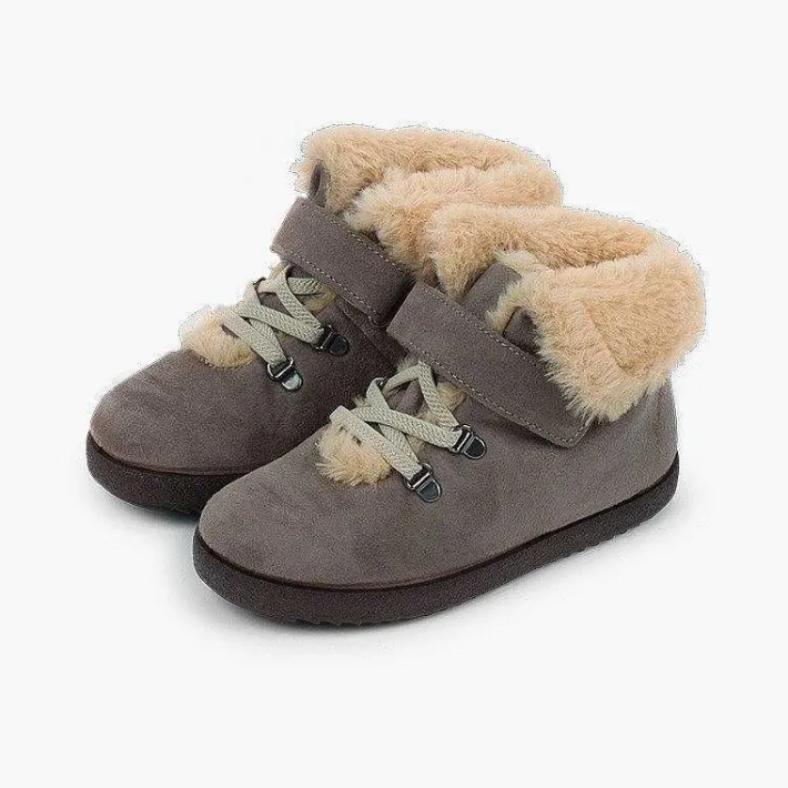 Botas<Pisamonas Botas Pelo Niños Cinta Adhesiva Suela Dentada