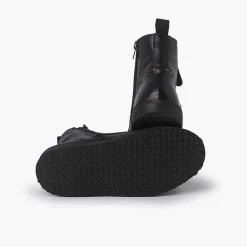 Botas<Pisamonas Botas Piel Y Tachuelas Con Doble Cremallera