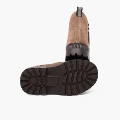 Botas<Pisamonas Botas Serraje Elastico Lateral Calcetin Rayas