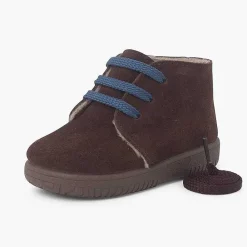 Botas<Pisamonas Botas Serraje Niños Cordones Intercambiables
