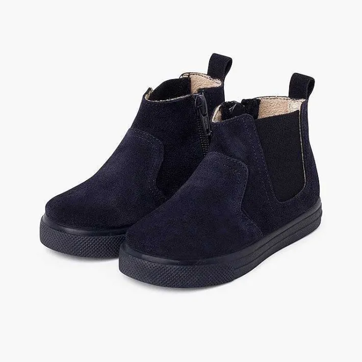Botas<Pisamonas Botas Suela Ancha Cremallera Y Elastico Niños