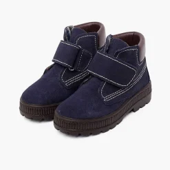Botas<Pisamonas Botas Suela Track Cierre Adherente Pespuntes