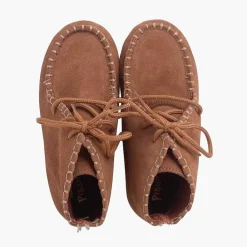 Botas<Pisamonas Botas Tipo Mohicanas Serraje Niños