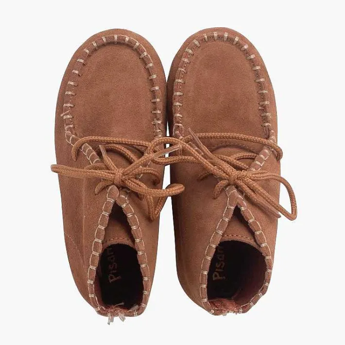 Botas<Pisamonas Botas Tipo Mohicanas Serraje Niños