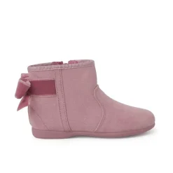Botas<Pisamonas Botines Con Lazo Terciopelo Y Cremallera