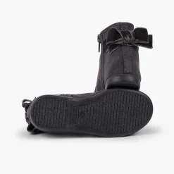 Botas<Pisamonas Botines Con Lazo Terciopelo Y Cremallera