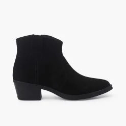 Botas<Pisamonas Botines Cowboy Serraje