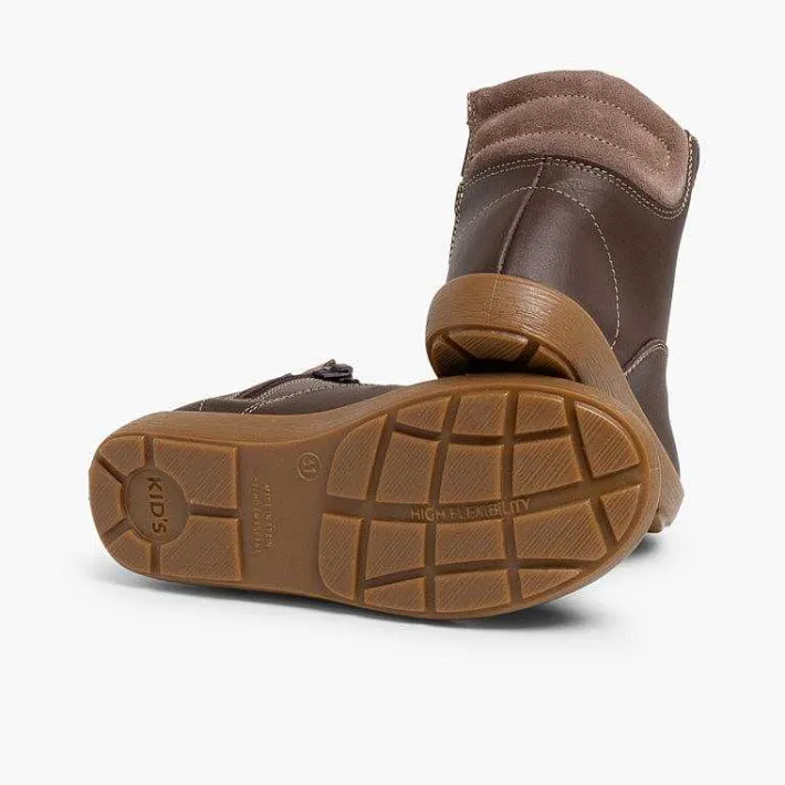 Botas<Pisamonas Botines Cremallera Piel Lavable Niño