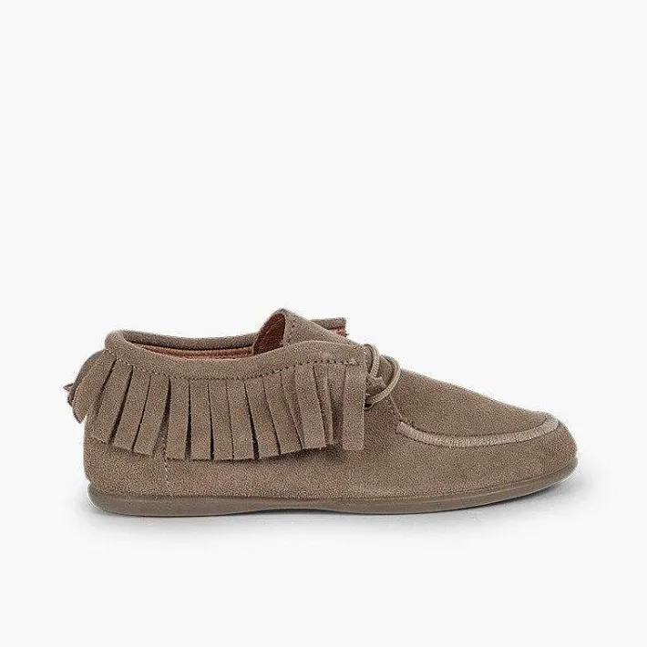 Botas<Pisamonas Botines De Flecos Para Niños Y Mujer