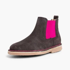 Botas<Pisamonas Botines De Serraje Chelsea Niños & Mujer Con Elastico De Colores
