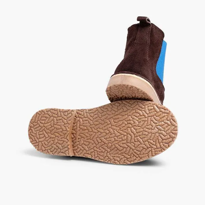Botas<Pisamonas Botines De Serraje Chelsea Niños & Mujer Con Elastico De Colores