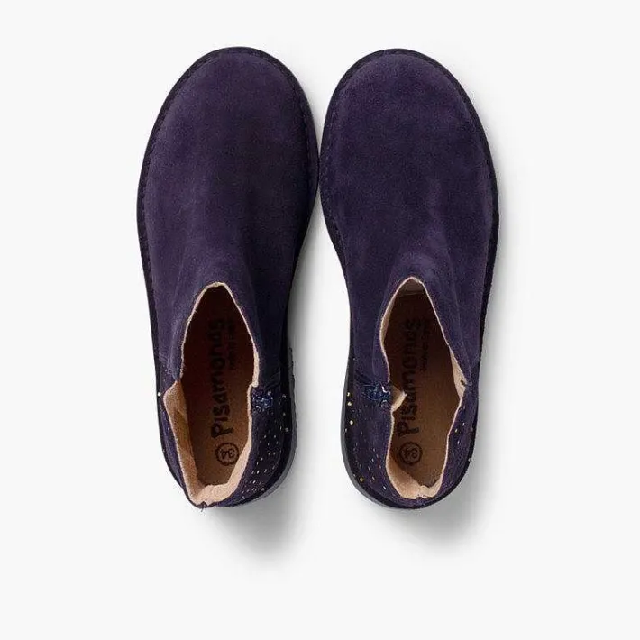 Botas<Pisamonas Botines Planos Con Topitos Brillantes