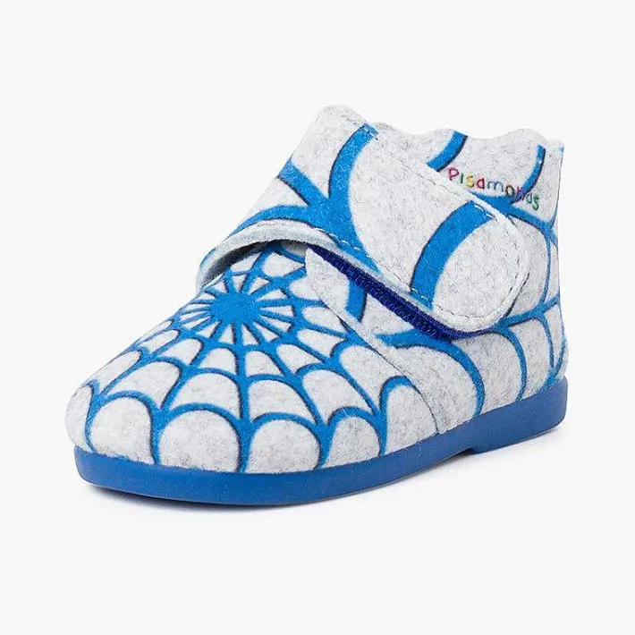 Zapatillas Casa<Pisamonas Botita Casa Fieltro Cierre Adherente