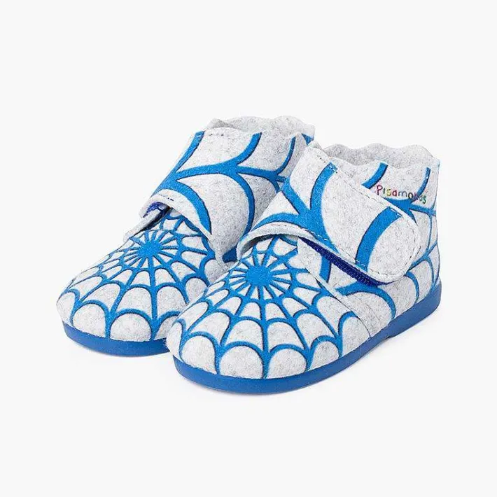 Zapatillas Casa<Pisamonas Botita Casa Fieltro Cierre Adherente
