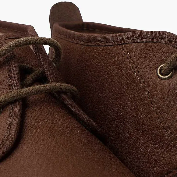 Botas<Pisamonas Botita Cuero Vegano Cordones