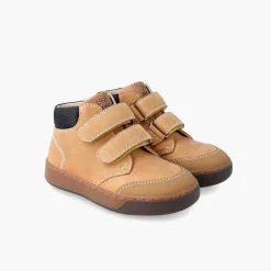 Zapatos Colegiales<Pisamonas Botita Piel Garvalin Cierre Adherente
