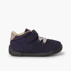 Botas<Pisamonas Botita Reforzada Cordones Elasticos Y Tira Adherente