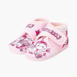 Zapatillas Casa<Pisamonas Botitas Casa Sparkly Cierre Adherente Color Rosa
