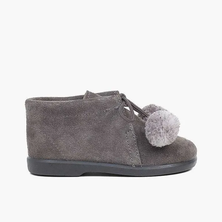Botas<Pisamonas Botitas Con Pompones Niño Y Niña
