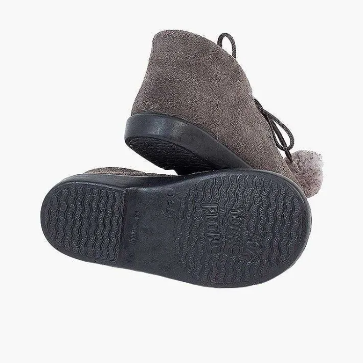 Botas<Pisamonas Botitas Con Pompones Niño Y Niña