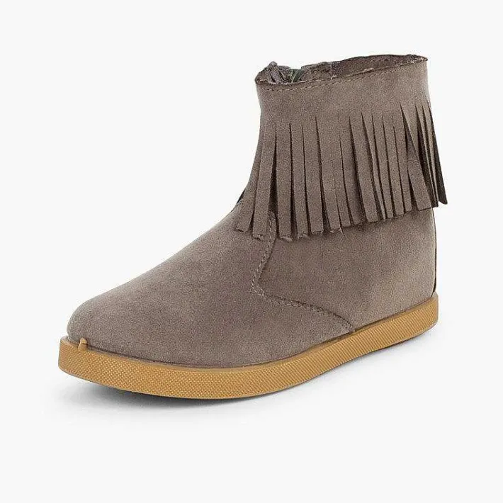 Botas<Pisamonas Botitas Flecos Con Cremallera Primeros Pasos