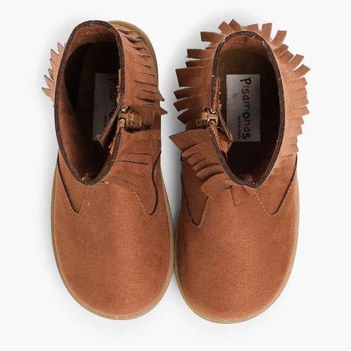 Botas<Pisamonas Botitas Flecos Con Cremallera Primeros Pasos