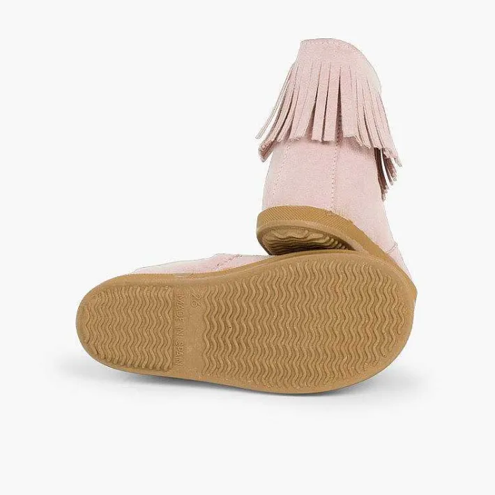 Botas<Pisamonas Botitas Flecos Con Cremallera Primeros Pasos