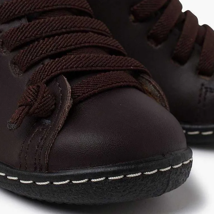 Botas<Pisamonas Botitas Piel Lavable Niños Cordones Elasticos