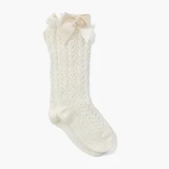 Leotardos Y Textil Condor<Pisamonas Calcetin Condor Alto Calado Con Lazo