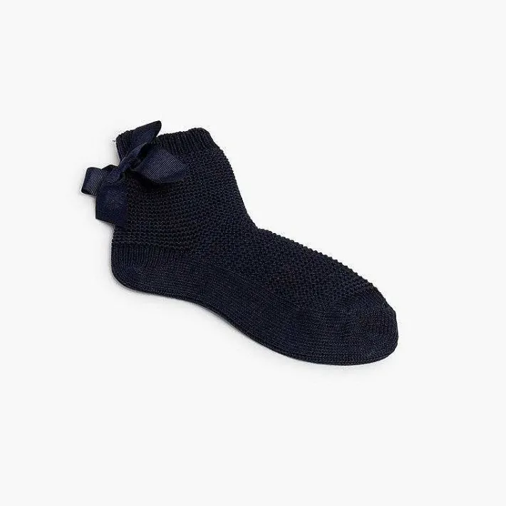 Leotardos Y Textil Condor<Pisamonas Calcetin Condor Corto Punto Bobo Con Lazo