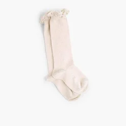 Leotardos Y Textil Condor<Pisamonas Calcetines Altos Con Puntilla
