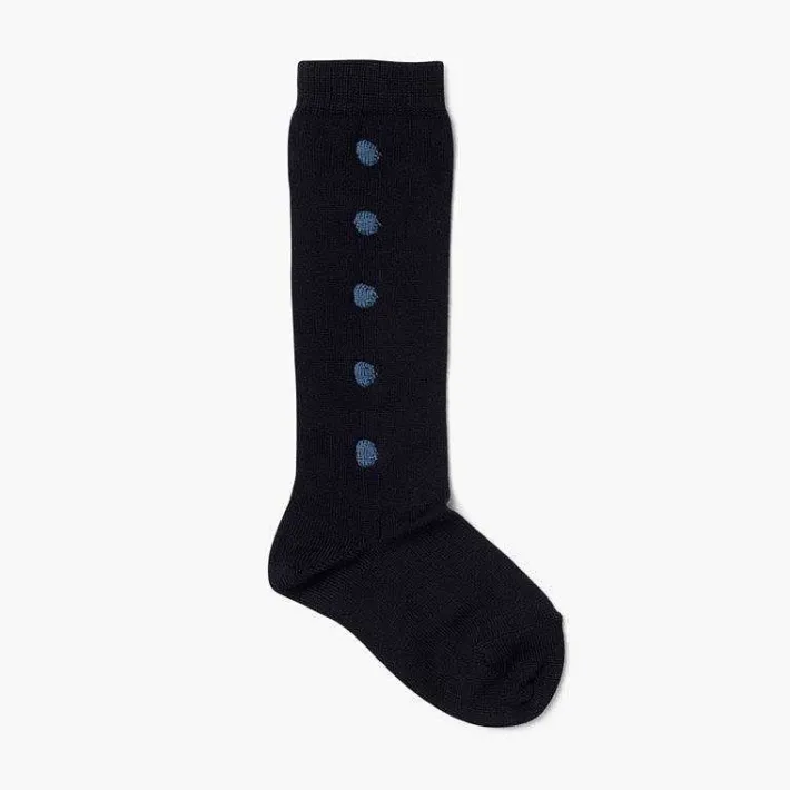 Leotardos Y Textil Condor<Pisamonas Calcetines Altos Condor Con Bodoques