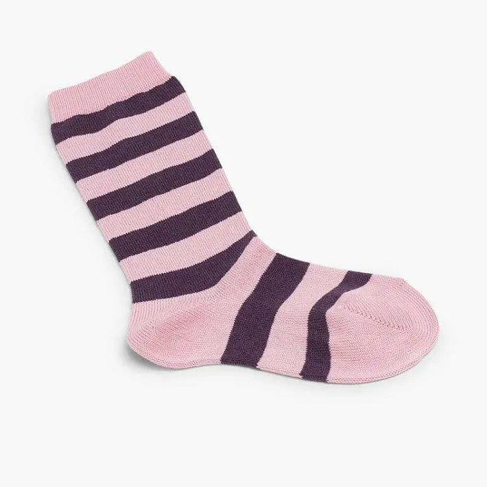 Leotardos Y Textil Condor<Pisamonas Calcetines Altos De Rayas