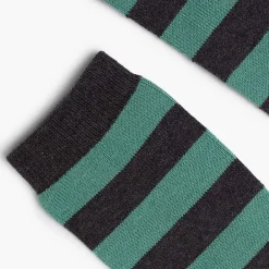 Leotardos Y Textil Condor<Pisamonas Calcetines Altos De Rayas