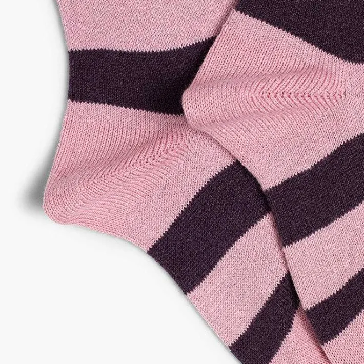 Leotardos Y Textil Condor<Pisamonas Calcetines Altos De Rayas