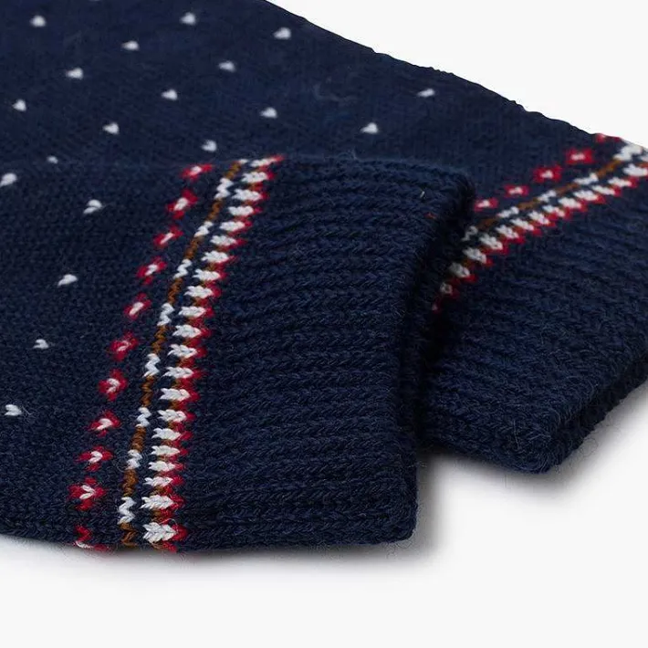 Leotardos Y Textil Condor<Pisamonas Calcetines Altos Greca Puntitos