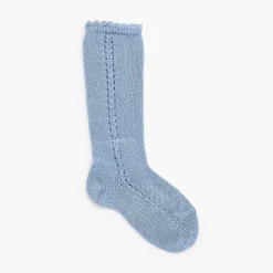 Leotardos Y Textil Condor<Pisamonas Calcetines Altos Perle Calado Lateral