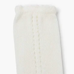 Leotardos Y Textil Condor<Pisamonas Calcetines Altos Perle Calado Lateral