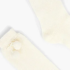 Leotardos Y Textil Condor<Pisamonas Calcetines Altos Perle Condor Con Borlas