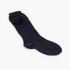Leotardos Y Textil Condor<Pisamonas Calcetines Altos Perle Condor Con Borlas