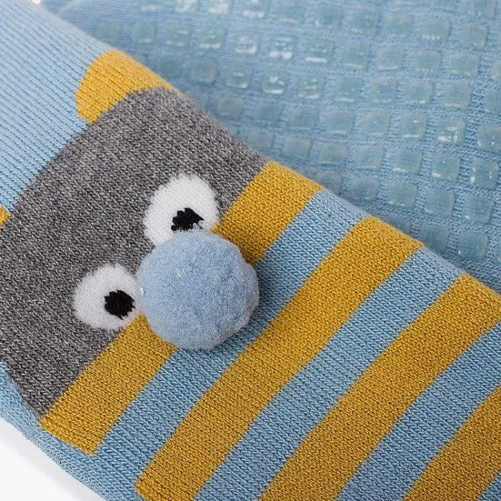 Leotardos Y Textil Condor<Pisamonas Calcetines Antideslizantes Rizo Pompon Oso