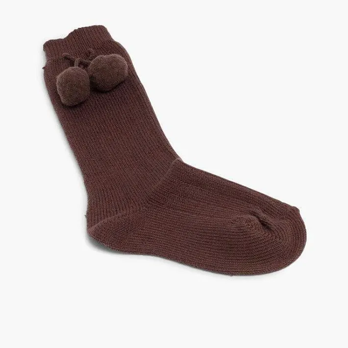 Leotardos Y Textil Condor<Pisamonas Calcetines Condor Bebe Con Pompon