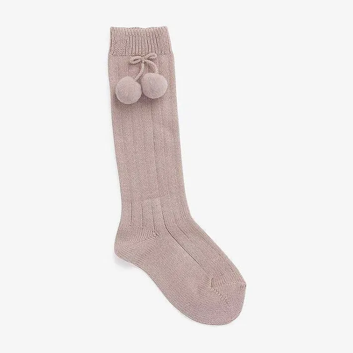 Leotardos Y Textil Condor<Pisamonas Calcetines Condor Bebe Con Pompon