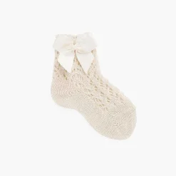 Leotardos Y Textil Condor<Pisamonas Calcetines Cortos Perle Con Lazo