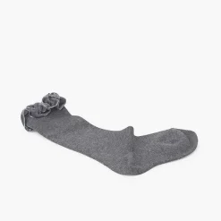 Para Ceremonias<Pisamonas Calcetines Fruncido Terciopelo