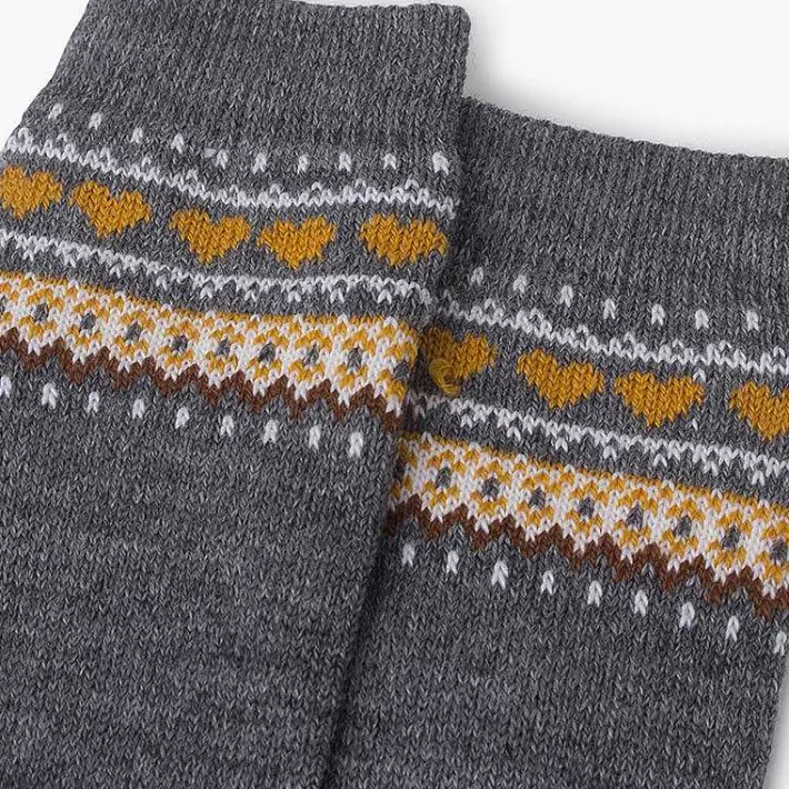 Leotardos Y Textil Condor<Pisamonas Calcetines Greca Corazones