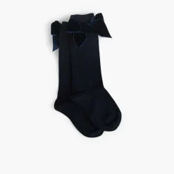 Leotardos Y Textil Condor<Pisamonas Calcetines Niños Con Lazo Terciopelo