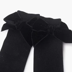 Leotardos Y Textil Condor<Pisamonas Calcetines Niños Con Lazo Terciopelo