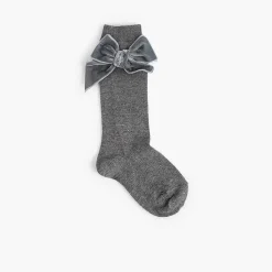 Leotardos Y Textil Condor<Pisamonas Calcetines Niños Con Lazo Terciopelo